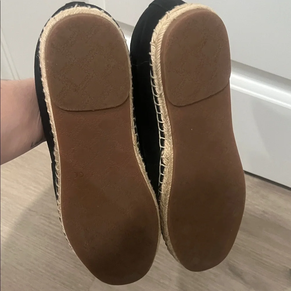 Vionic Black Casual Lace-Up Espadrilles, Women's Size 11